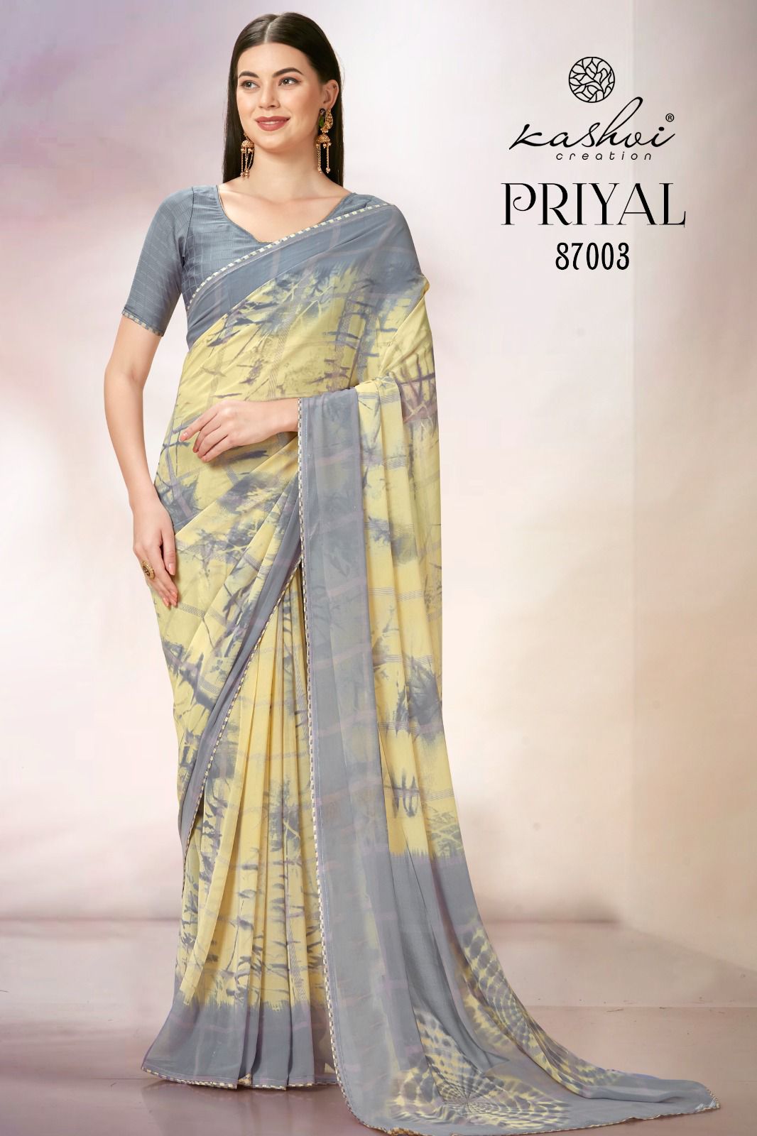 Kashvi Priyal By Lt Fabric Georgette Sarees Catalog